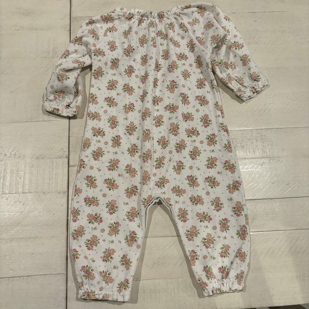 Feather Baby 6-9 Months 100% Pima Cotton Floral Feminine Pretty EUC